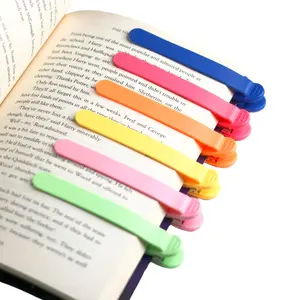 3pcs Silicone Christmas Gift Book Book Automatic Bookmarks, Bookmark Gifts for Reading Women, Men, Kids, Book Lovers, Readers, Unique and Cute Book Accessories, Stays in Place and Follows You While Reading christmas 2024 ornament christmas christmas 2024