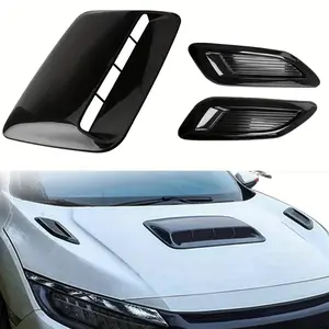 Car Air Flow Intake Hood Scoop Vent Bonnet Cover, Universal Car Exterior Accessories, Boost Exterior Style Car Stickers, Car Decals, Car Truck Decal, Automotive Accessories