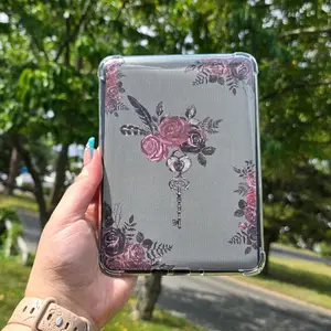 Gothic Style Key and Roses Kindle Case Insert