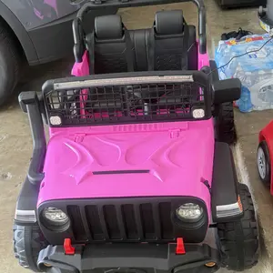 Outfunny 24V Kids Ride on Truck, 4WD 2 Seater Electric Ride on Toys Car for Big Kids w/ Remote, 4x200W Motor