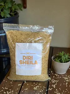 Diri Sheila Haitian Rice 4 LB Bag - Authentic Haitian Rice for Cooking & Baking - Perfect for Authentic Haitian Dishes