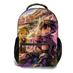 Nanachi-Backpacks for Girls, Cute School Backpack for Girls Boys, Aesthetic Bookbag for Teens, Lightweight Classic Backpack for Travel, Work, Picnic A-56