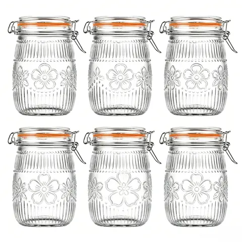 32 oz Wide-Mouth Vintage Mason Jar with Airtight Lid – Halloween Candy Jar for Kitchen Storage, Pickling, Fermenting, Meal Prep, Overnight Oats, Jam, Fruit, and Snacks – Kitchen Storage Container and Accessories