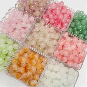 Super Lucky Beads DIY glass beads with crackling patterns