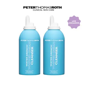 Peter Thomas Roth 2-Pack Water Drench Hyaluronic Whipped Cream Cleanser 6.7oz