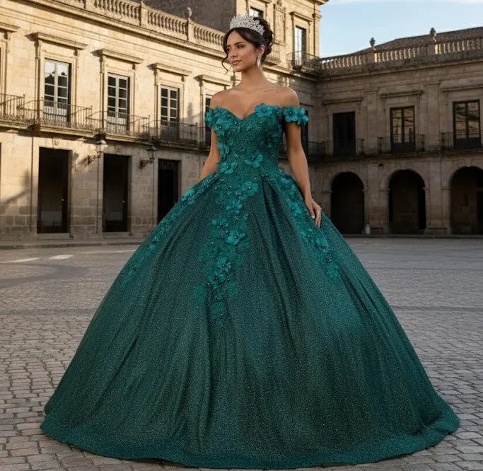 green 15 quinceanera dress - TikTok Shop