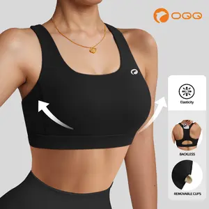 OQQ Women's Cami Tops Racerback Square Neck Sexy Low Cut Fitted Basic Minimalist Workout Camisole Top Removable Pads Casual Top