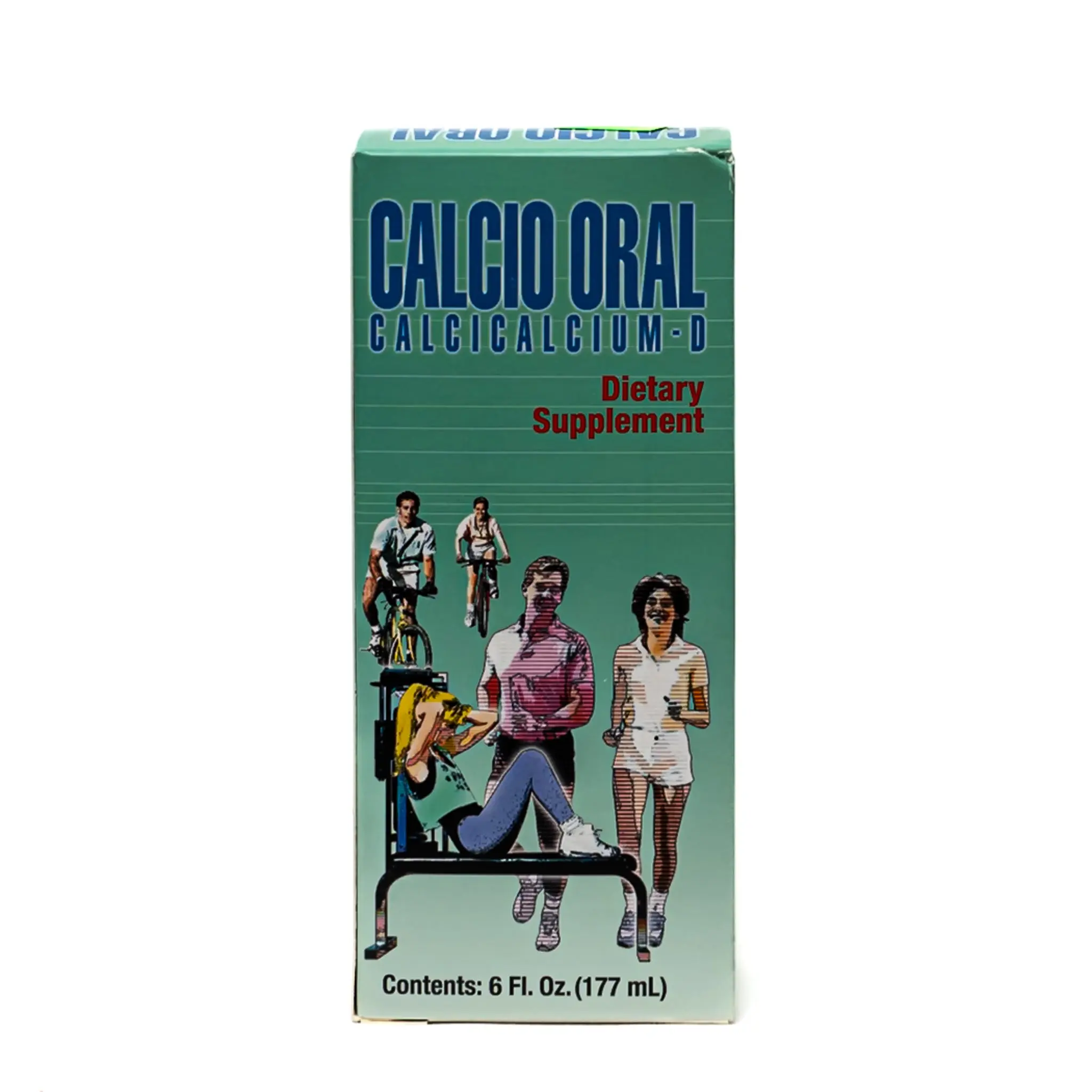 Edible Liquid Oral Calcium Dietary Syrup - 177 mL Healthcare Supplement with Vitamin D for Bone Health Support