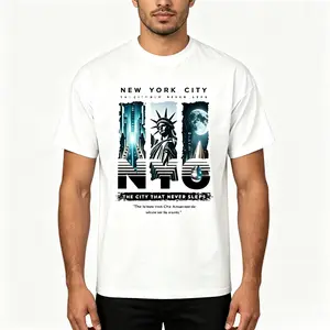 New York City NYC T-Shirt The City That Never Sleeps Liberty Statue Tee for Men Women