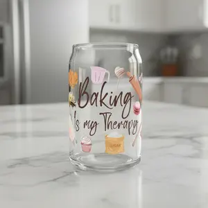 Baking is my Therapy -  UVDTF Wrap for cups/hard surfaces sticker