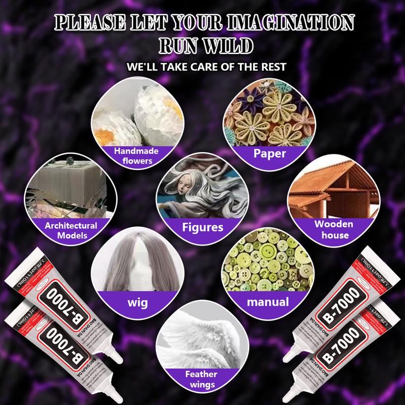 110ml/3.7 Fl Oz Multi-Purpose B6000 Adhesive, Clear Crafting Glue with Precision Dotting Pens, Wax Pencil & Tweezer Kit for Jewelry, DIY Projects & Art Creation 110ml/3.7 Fl Oz Multi-Purpose B6000 Adhesive, Clear Crafting Glue with Precision Dotting Pens, Wax Pencil & Tweezer Kit for Jewelry, DIY Projects & Art Creation