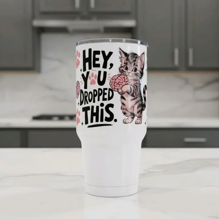 Hey You Dropped This - UVDTF Decal for cups/hard surfaces sticker