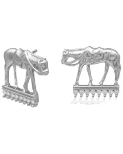 Kelly Herd Women's Silver Pleasure Horse Stud Earrings - Sp1063er