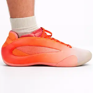 Adidas Men's Orange Harden Vol. 8 Sneakers, IH3652 (No Box)