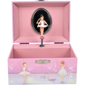 jewelry box for girls, dance recital gifts, birthday gift - Ballet Girl Musical Jewelry Box