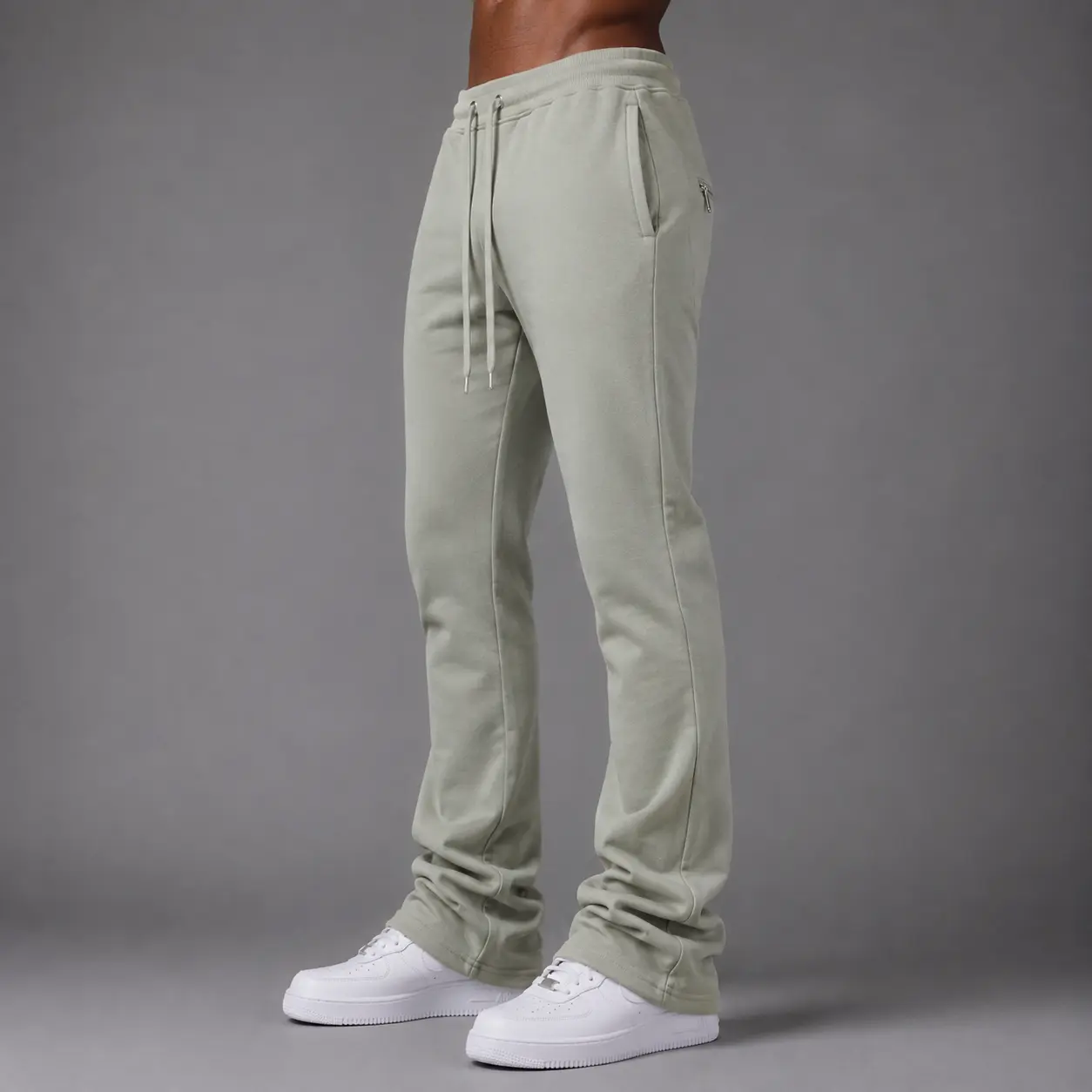 Armor - Stacked Sweat Pants - Agate Gray - M5690