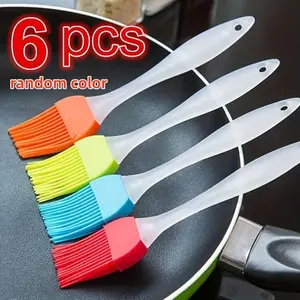 Silicone Oil Brush for Home Baking, Outdoor BBQ Grill, Kitchen Accessories Tool, DIY Baking Tool, Cream Brush, Varsity Brush, Barbecue Utensils