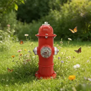 Decorative Hydrant Crafts, Puppy Pee Trainer, Perfect for Garden Or Home Decoration, Unique Firefighter-themed Furniture