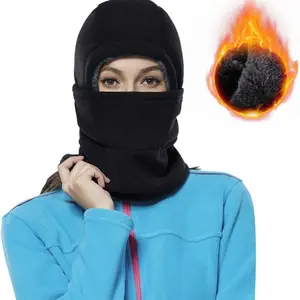 Winter Warm Beanie: Full-Coverage, Windproof & Thick Fleece for Skiing & Cycling
