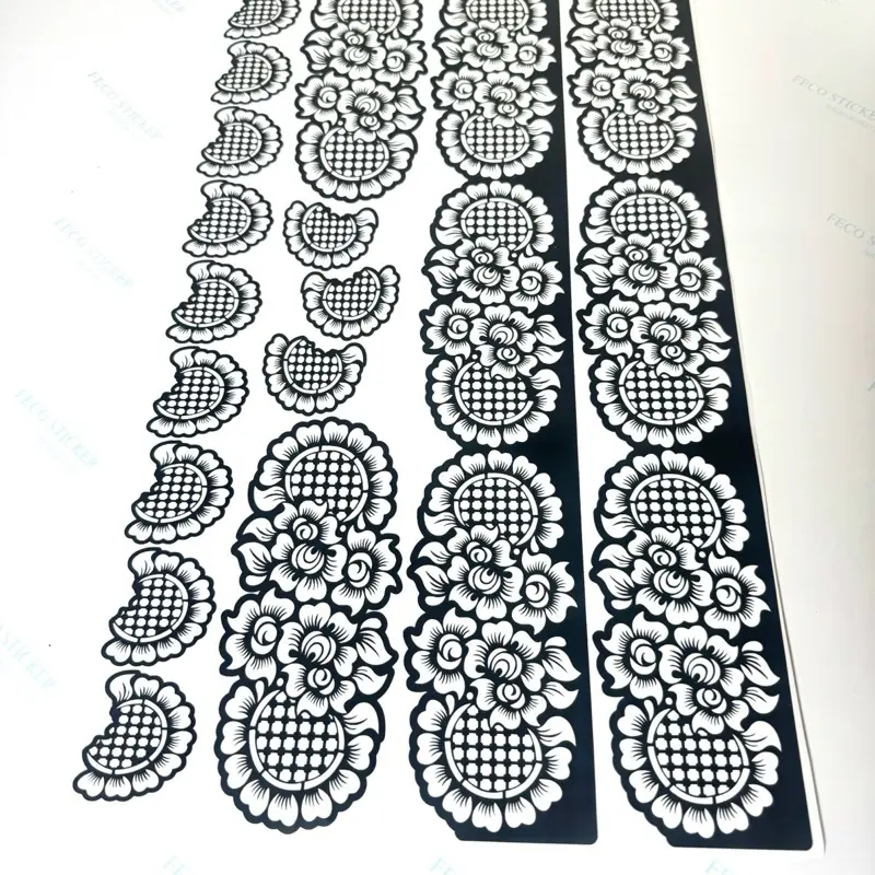 Henna stencils - Complete Set Palm Feet Fingers Design for Temporary Henna, Glitter, All