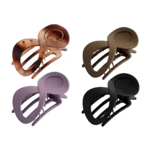 4 Packs Flat Hair Clips, Curved Claw Clips for Women Girls, Alligator Clips for Thick Thin Hair, Strong Hold Duck Billed Clips,4.7 Inch Hair Barrettes,Valentine's Day Hair Accessories - Home Improvement.