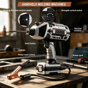 Portable Handheld Electric Welder, Compact Household Welding Machine, Stable Arc Ignition, Ideal for DIY Metal Repair and Small Engineering Jobs