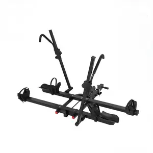 2-Bike Heavy Duty E-Bike Hitch Rack – 200lbs Folding Bike Carrier with Anti-Wobble System