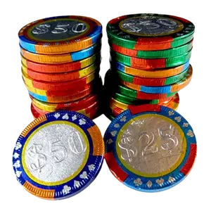 Milk Chocolate Casino Chips in Bulk
