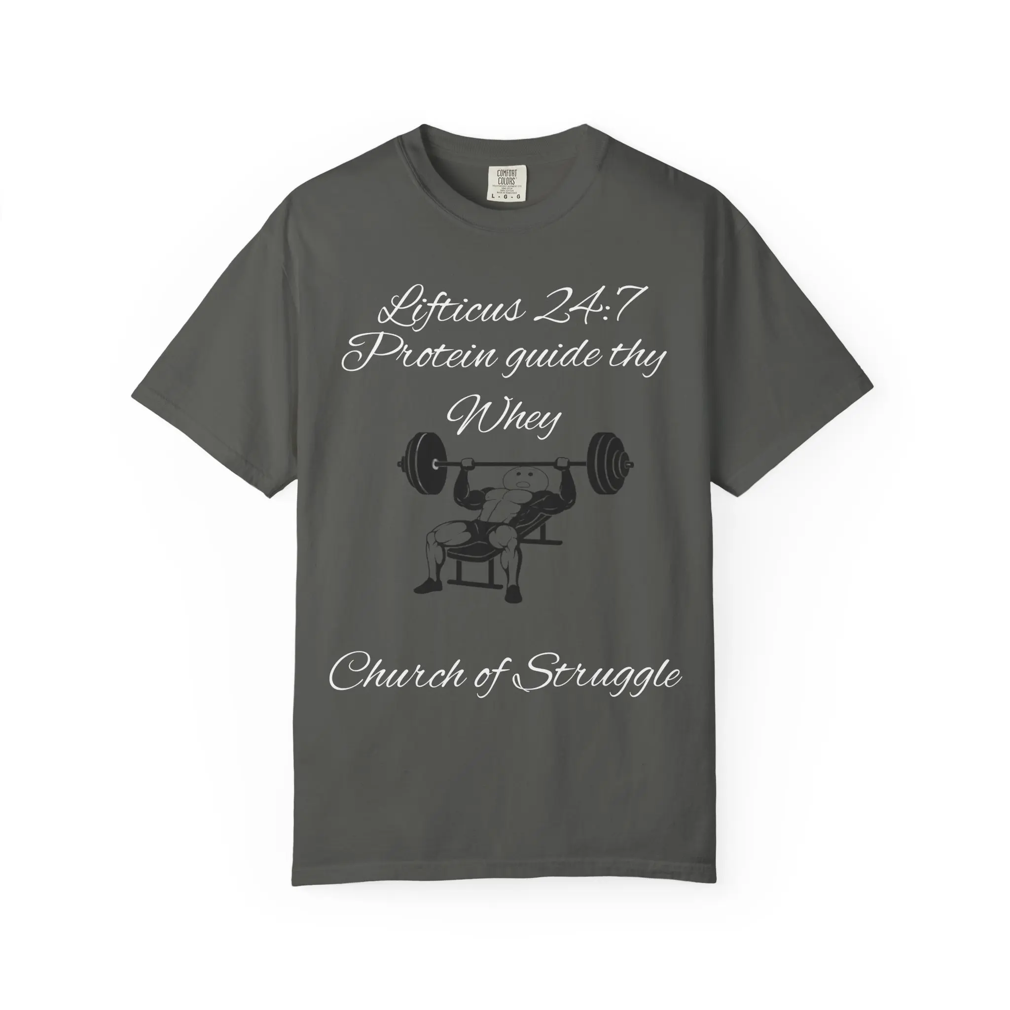 Bench Press Illustration T-shirt | Weightlifting Gym Shirt