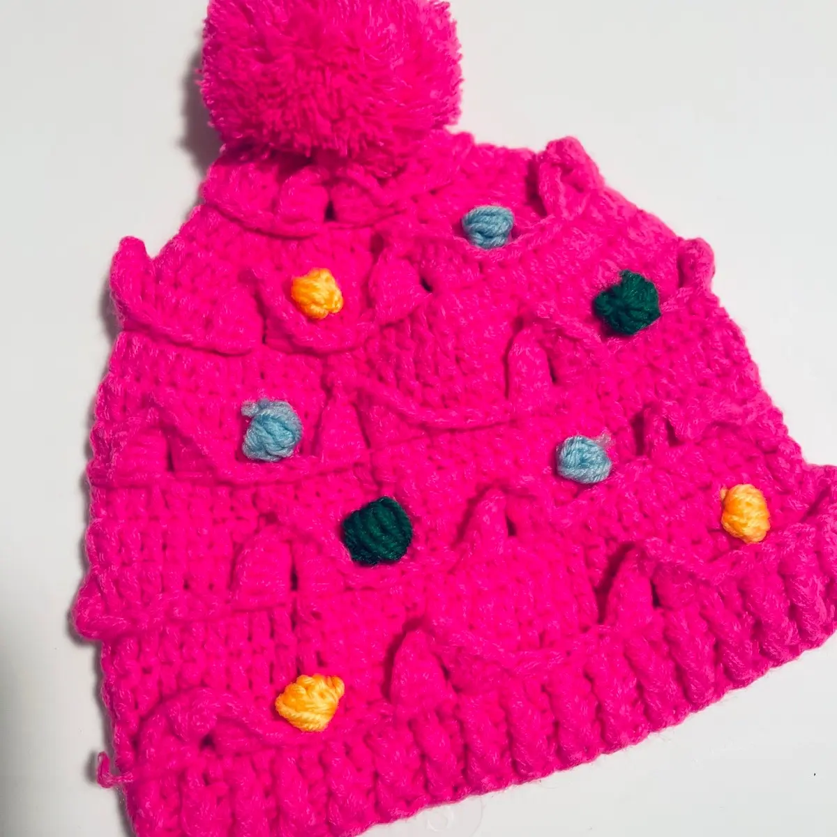 Christmas Tree Knitted Hat