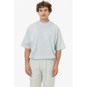 1825GD - Oversized Short Sleeve High Mockneck T-shirt