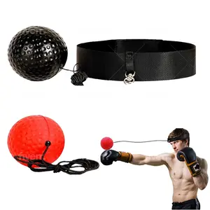 Boxing Reflex Ball Set with Headgear & Reflective Elastic Line for Reflex Speed & Hand-Eye Coordination Training Ideal for All Levels - Movement