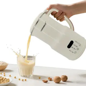 8-in-1 Automatic Nut Milk Maker Blender, 40.6oz Homemade Almond, Oat, Coconut, Soy, -Based & Non-Dairy Milks, Soybean Machine with Delay Start, Keep Warm, Self-Cleaning & Boil Water Functions