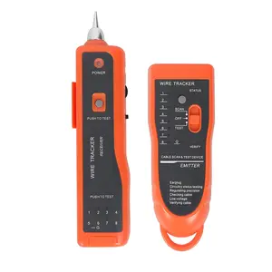 Ethernet Network Toner RJ11 RJ45 Network  Tester LAN Wire  Finder Cat5 Cat6 with 2 Network Wire Stripper Toolkit Orange