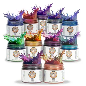 Goose Paste Color-Shift Resin Pigment Paste – Shifty Flock™ Full Flight (Chameleon Epoxy Set) 11 ct 50 ml jars