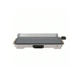 12" x 22" Premium Non-Stick Electric Griddle – Sage Green Finish, 1500W, Adjustable Temp Control