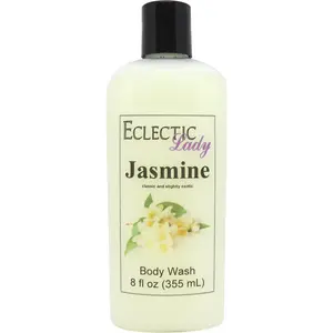 Jasmine Liquid Pearl Body Wash, 3 in 1 Use for Bubble Bath, Hand Soap & Body Wash