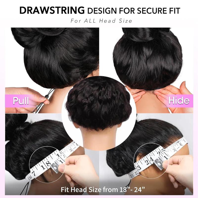 Bling Hair 6x4 9x6 Glueless Wigs Human Hair Pre Plucked Pre Cut Body Wave 13x4 13x6 Transparent Lace Front Wigs Human Hair 180% Put on And Go Glueless Wig For Black Women