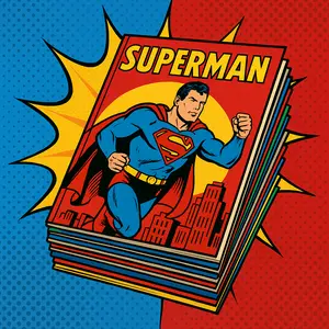 Superman Comic Books Gift Pack- 15 Random Comics with the Man of Steel!