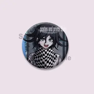 Custom Game Peripheral Danganronpa Round Badges DIY Coin Brooch on Backpack Cartoon Lapel Jewelry Pins Gifts for Kids Friends