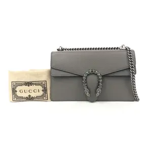 Pre-owned GUCCI Leather Shoulder Bags 11.02'' R3679 Shoulder Bag C1367710373 0609 T5 Qiqi