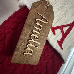Custom stocking tags