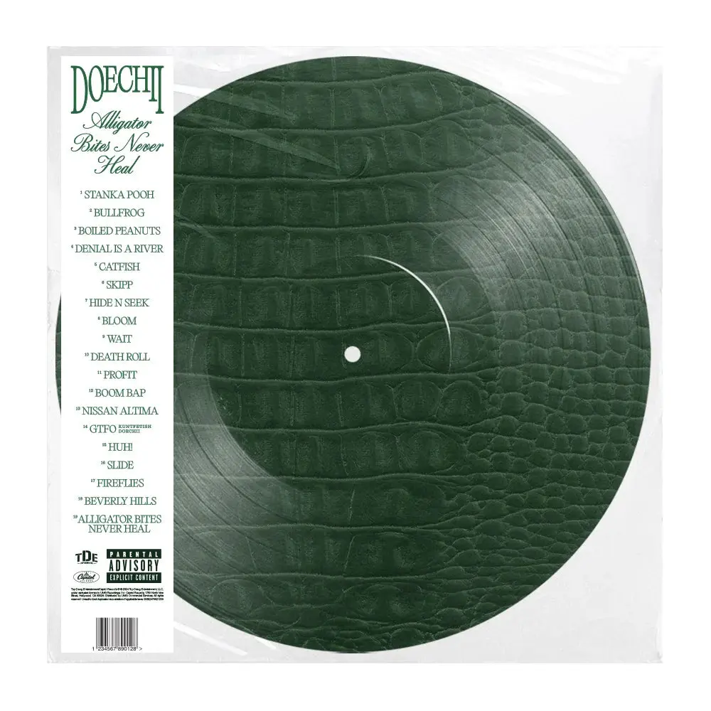 Doechii- Alligator Bites Never Heal Vinyl LP Alligator Skin Disc(1 Year Anniversary Edition )
