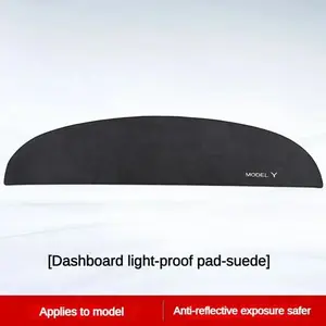 Anti-UV Dashboard Cover for Tesla Model 3 Y S Highland 2024 2023 2022 Center Console Accessories Dash Mat Protector Pad Sunshade