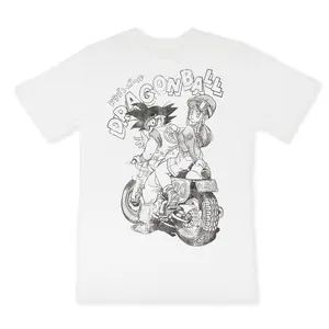 Goku Bulma Motorcycle Dragon Ball Vintage T Shirt, Dragon Ball Z Inspired Retro Anime Fashion For Manga Merch, Goku Fan Apparel, Son Goku Tee, Unisex T-Shirt, Gifts For Men Women, Short Sleeve Tee Shirt