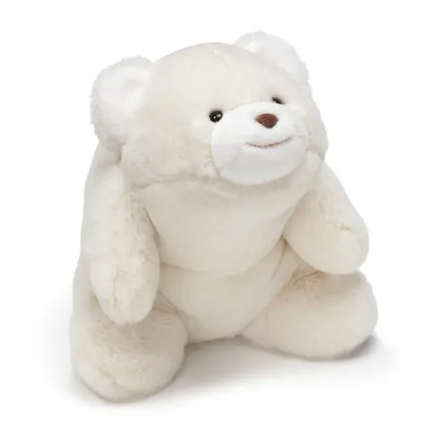 GUND Forever Friends Promise: Snuffles Teddy Bear, Premium Polar Bear Stuffed Animal for Ages 1 and Up, White, 10”