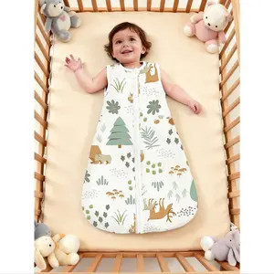 Baby Sleeveless Sleep Bag, Sleep Sack for 0-12 Months, Anti-Kick Blanket, Super Soft Skin-Friendly, Perfect Gift for Christmas Halloween Thanksgiving