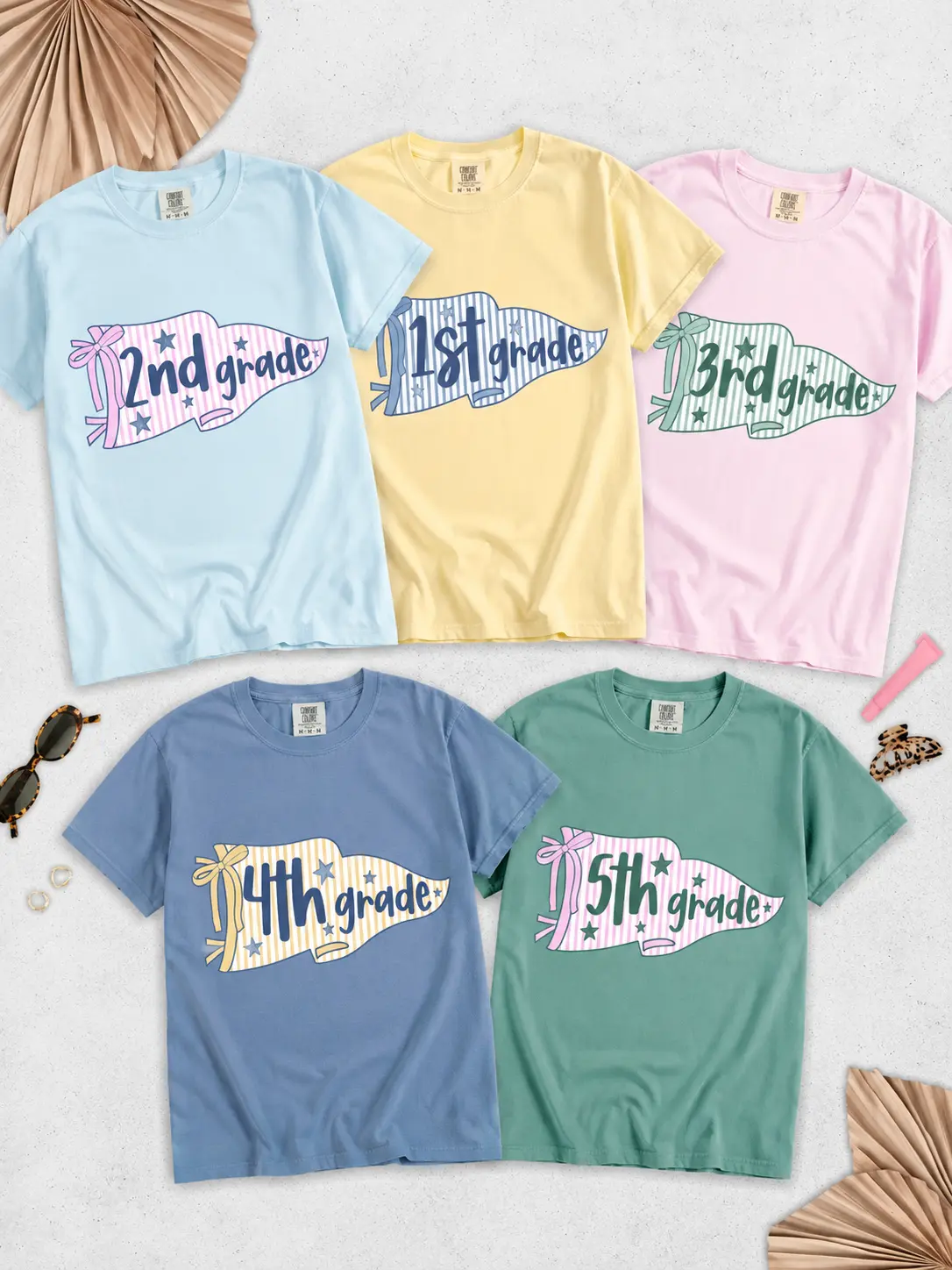Teacher Team Shirts, Comfort Colors Back to School Shirt, Grade Level Team Tees, Teacher Gift, First Second Third Fourth Fifth Grade, Back To School Gift, Back To School Shirt - TrendWear USA