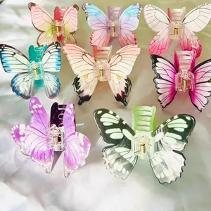 Colorful Butterfly Hair Clips