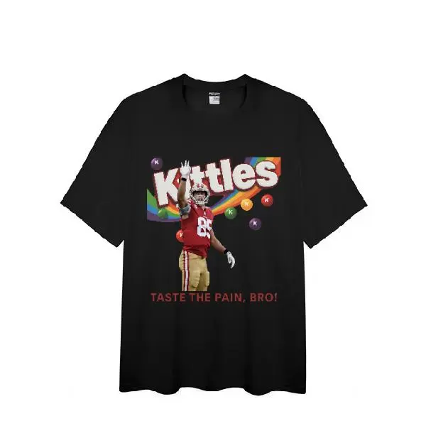 Blank Graphic Studio George Kittle Pain Brothers Unisex T-Shirt| 49ers Game Day Shirt| Football Meme Tee for Fans